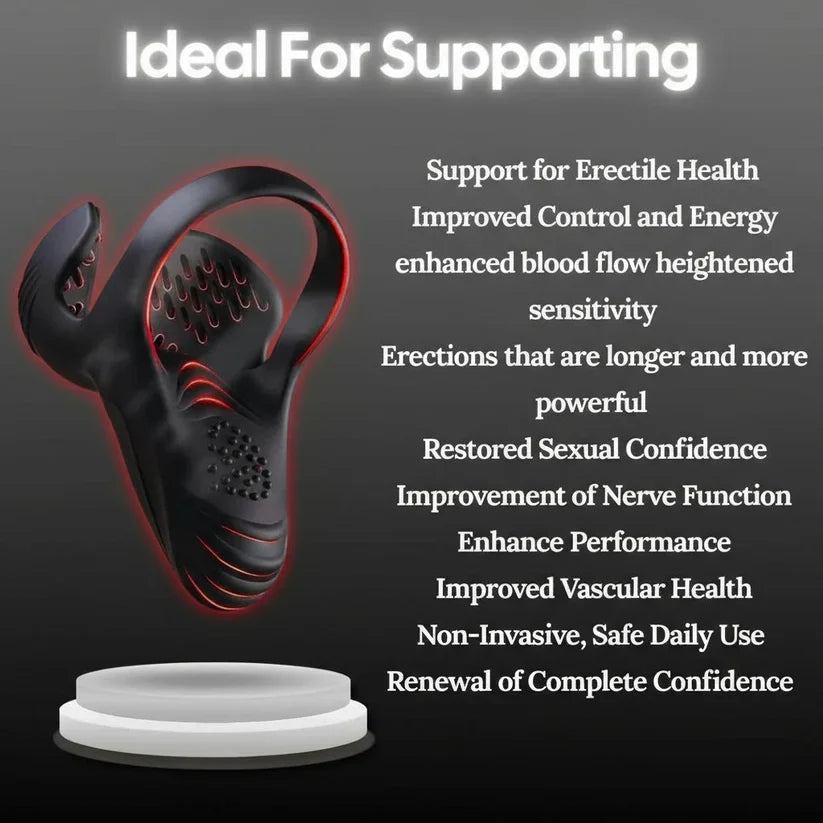 💥New on sale 2026 💞 Vibrating Electric Male Masturbation Lock Ring
