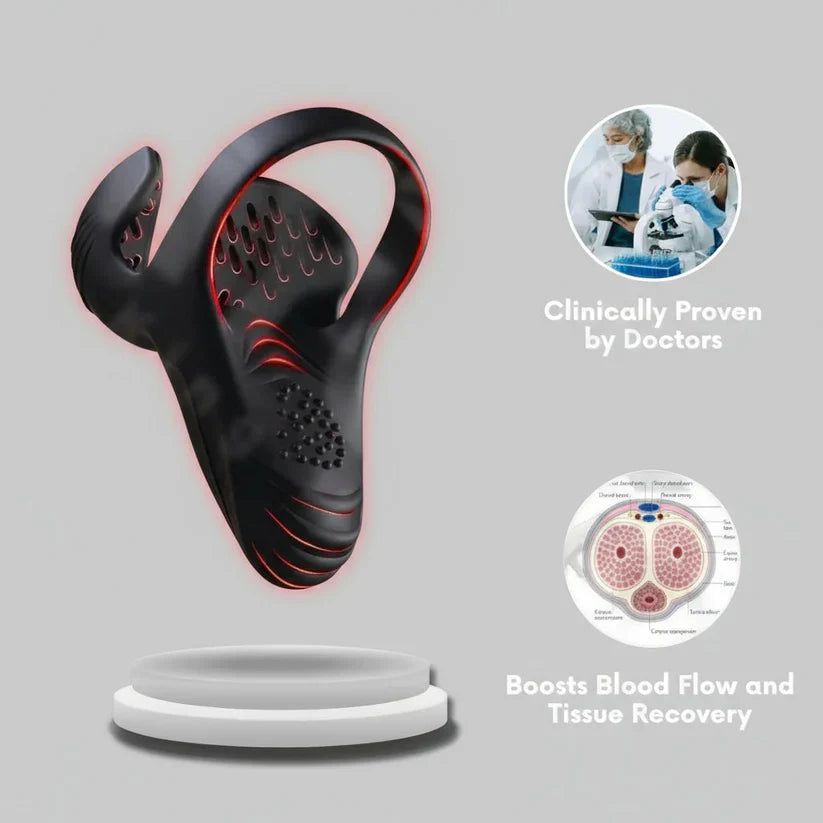 💥New on sale 2026 💞 Vibrating Electric Male Masturbation Lock Ring