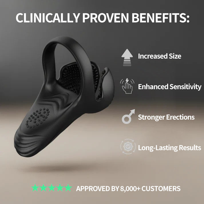 💥New on sale 2026 💞 Vibrating Electric Male Masturbation Lock Ring